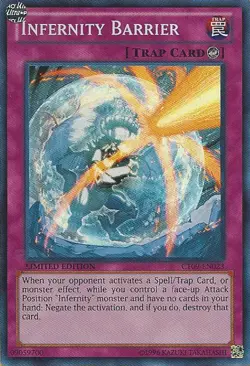 Yugioh! HP Infernity Barrier - CT09-EN023 - Super Rare - Limited Edition Heavily - Image 1