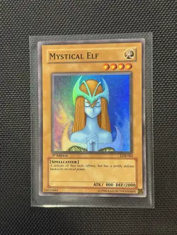 Yugioh - Mystical Elf LOB-062 1st Edition - Legend of Blue Eyes - Image 2