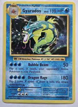 Pokemon TCG Gyarados Holo Rare Card 34/108 Evolutions XY - Image 1
