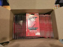 Lot of (41) One Piece English OP-13 Carrying On His Will Sleeved Booster Packs - Image 1