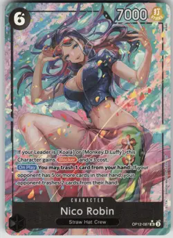 One Piece TCG Nico Robin (Alternate Art) SR Legacy of the Master OP12-087 - Image 1