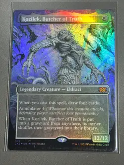MTG - Kozilek Butcher of Truth - Textured Foil - Double Masters #576 - Image 1