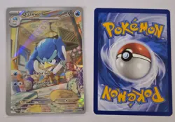 Quaxwell 207/193 Illustration Rare Paldea Evolved Holo Pokemon TCG & Bonus Card - Image 1