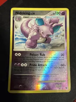 Pokemon Card - Nidoking Secret Wonders 34/132 Reverse Holo - Image 1