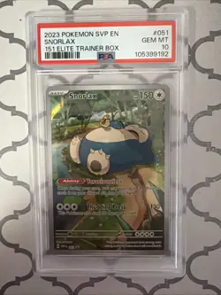 Snorlax 051 Sv: Scarlet & Violet Promo Cards Holo - Image 1