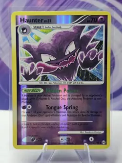 REVERSE HOLO Haunter 41/99 Arceus Pokemon Card - Tomokazu Komiya Art - Image 1