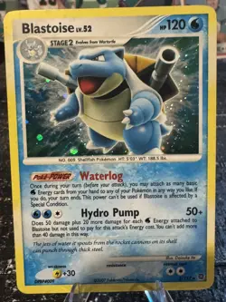 Pokemon TCG Blastoise DPBP#009 Secret Wonders DP3 Holo Rare Card English - Image 1