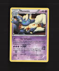 Meowstic RC15/RC32 Generations Reverse Holo Pokemon Card LP - Image 1