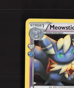 Meowstic RC15/RC32 Generations Reverse Holo Pokemon Card LP - Image 3