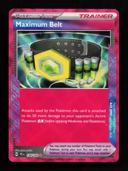 Maximum Belt 154/162 SV05: Temporal Forces Pokemon Card - Image 1