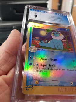 Vaporeon Cgc 9 Mint EX Sandstorm 2003 E-Reader Card 25/100 Pokemon Ccg Game Cat - Image 3