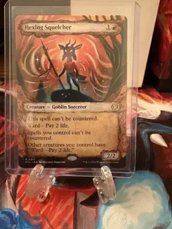 Magic the Gathering Hexing Squelcher Showcase Lorwyn Eclipsed Non-Foil NM - Image 1