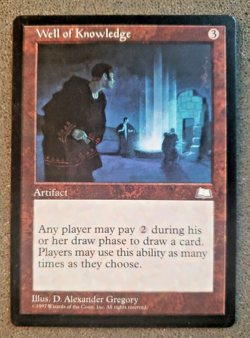 Well of Knowledge x1 - Magic the Gathering - Weatherlight - Near Mint (DS3D1PF). - Image 1
