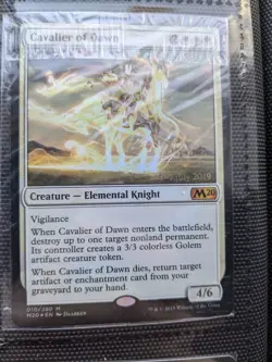 MTG - Cavalier of Dawn FOIL Promo - M2020 - Image 1