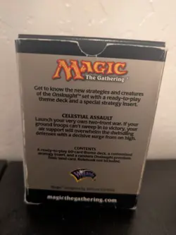 MTG Onslaught CELESTIAL ASSAULT Theme Deck--used Lightly Played - Image 2