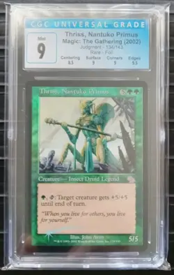 Mtg Thriss, Nantuko Primus. (CGC) 9 Judgment Rare Foil. [2002] - Image 1