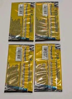 Pokemon Sun & Moon Cosmic Eclipse (4) 3-Card Booster Packs Art Set 2019 Sealed - Image 2