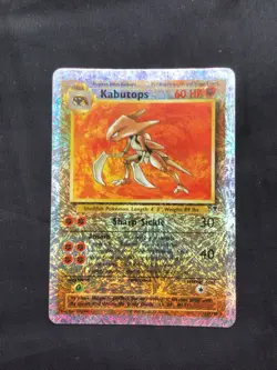 Pokemon Cards: Legendary Collection Reverse Holo: Kabutops 27/110 - Image 1