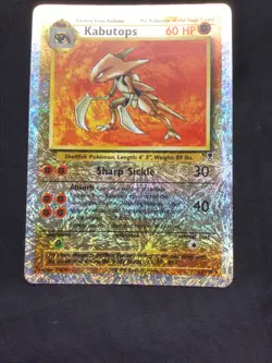 Pokemon Cards: Legendary Collection Reverse Holo: Kabutops 27/110 - Image 2