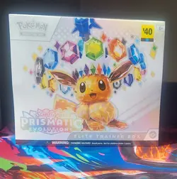 Pokemon TCG Prismatic Evolutions Elite Trainer Box Eevee English - Image 1