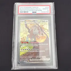 Bloodmoon Ursaluna ex 216/167 SIR Pokemon Twilight Masquerade PSA 10 - Image 1