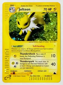 2003 Pokemon Skyridge H12/H32 Jolteon Holo Rare Mint !! “Pack Fresh” - Image 1