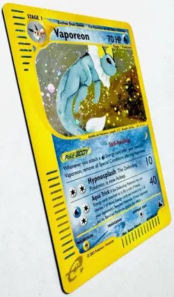 2003 Pokemon Skyridge H31/H32 Vaporeon Holo Rare Mint ! “Pack Fresh” Swirl ! - Image 2