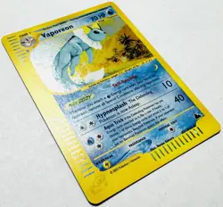 2003 Pokemon Skyridge H31/H32 Vaporeon Holo Rare Mint ! “Pack Fresh” Swirl ! - Image 3