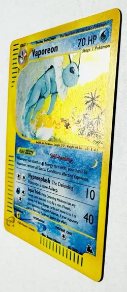 2003 Pokemon Skyridge H31/H32 Vaporeon Holo Rare Mint ! “Pack Fresh” Swirl ! - Image 4