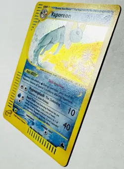 2003 Pokemon Skyridge H31/H32 Vaporeon Holo Rare Mint ! “Pack Fresh” Swirl ! - Image 5