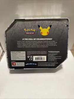 2021 Pokemon TCG 25th Anniversary Celebrations Lance's Charizard V Tin Sealed - Image 2