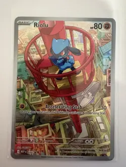 Pokemon TCG Riolu Illustration Mega Evolution Promo 010 English Nm - Image 1