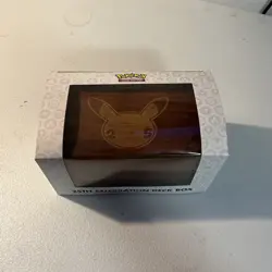 Pokemon TCG - 25th Celebration Wooden Ultra Pro Deck Box - Image 2