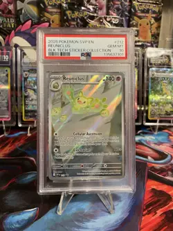 Pokemon 2025 SVP EN-SV Black Star Promo #212 Reuniclus PSA 10 - Image 1