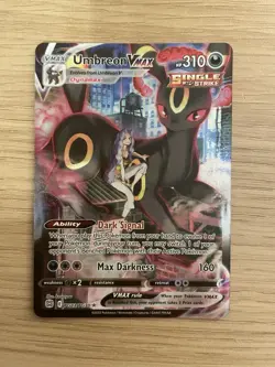 Pokemon TCG Umbreon VMAX TG23/TG30 Brilliant Stars Trainer Gallery NM Condition - Image 1