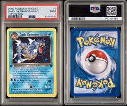 PSA 9 Pokemon Dark Gyarados Holo 1st Edition Ed Team Rocket 2000 #8 - Image 3