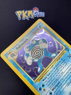 Pokemon TCG Poliwrath Base Set 2 15/130 Holo Rare HP. - Image 3