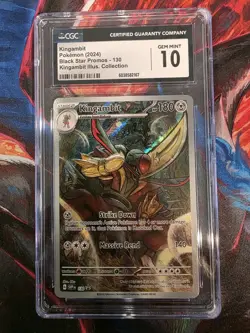 CGC 10 KINGAMBIT 130 ILLUSTRATION COLLECTION BLACK STAR PROMO POKEMON GEM MINT - Image 1