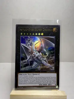 Yu-Gi-Oh! Konami Indigo-Eyes Silver Dragon SDWD-EN032 Xyz Holo ATK/4000 - Image 1