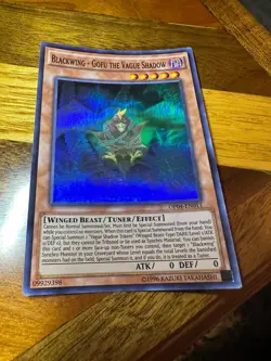 Blackwing - Gofu the Vague Shadow OP04-EN011 Unlimited Ed Super Rare PL + BONUS - Image 1