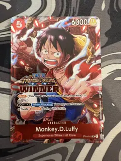 Monkey D Luffy One Piece Treasure Cruise Winner Promo English ST01-012 - Image 1