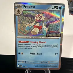 Pokemon Froslass - SVP117 Promo Black Star - NM/M Twilight Masquerade Stamped - Image 1