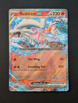 Pokemon TCG Journey Together Reshiram EX Card 030/159 Holo Stamped NM/M - Image 1