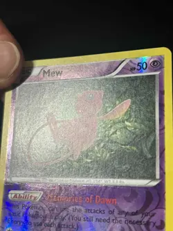 29/124 Mew - XY Fates Collide - Reverse Holo - Rare - Pokemon Card TCG - Image 2
