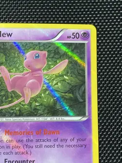 Mew 29/124 X&Y Fates Collide Reverse Holo Rare English 2016 Pokemon TCG LP/NM - Image 3