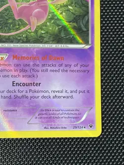 Mew 29/124 X&Y Fates Collide Reverse Holo Rare English 2016 Pokemon TCG LP/NM - Image 4