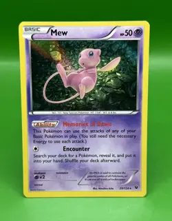 Mew 29/124 Holo Rare XY Fates Collide Pokemon TCG NM/M - Image 1