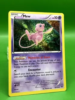 Mew 29/124 Holo Rare XY Fates Collide Pokemon TCG NM/M - Image 2