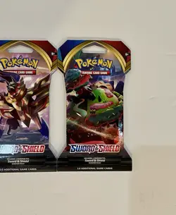 Pokemon TCG Sword & Shield Base Sleeved Booster Packs Complete Set (4) In all - Image 4