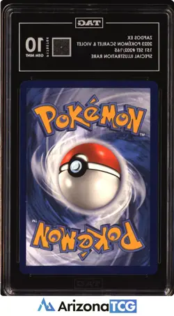 Pokemon 2023 Zapdos ex 202/165 SIR Scarlet & Violet 151 GEM MINT TAG 10 - Image 2